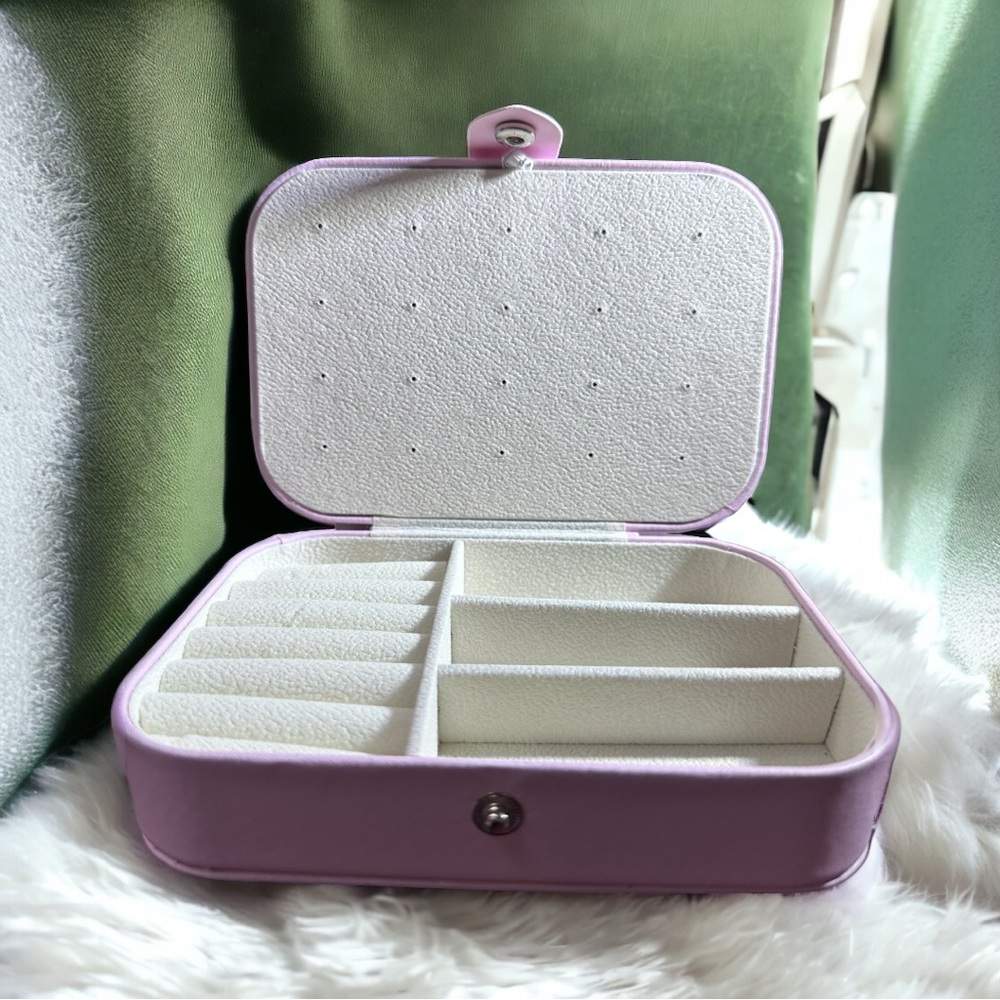 2 in Pkg. PU Leather Mini Travel Jewelry Box’s